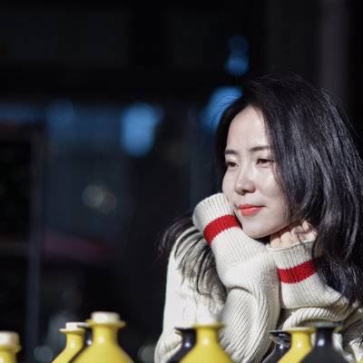 黑白模特