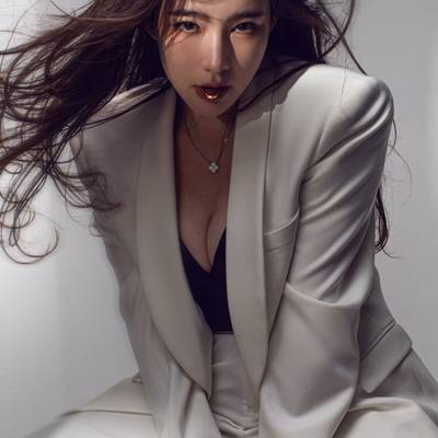 黑白模特