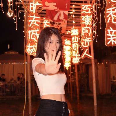 夜景模特