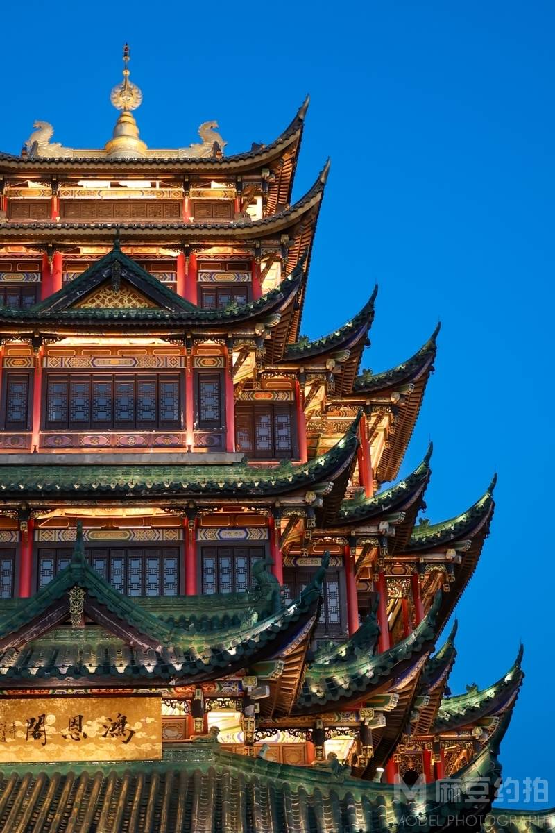 夜景模特