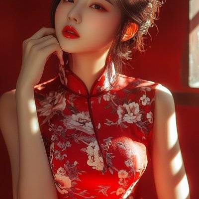 旗袍模特