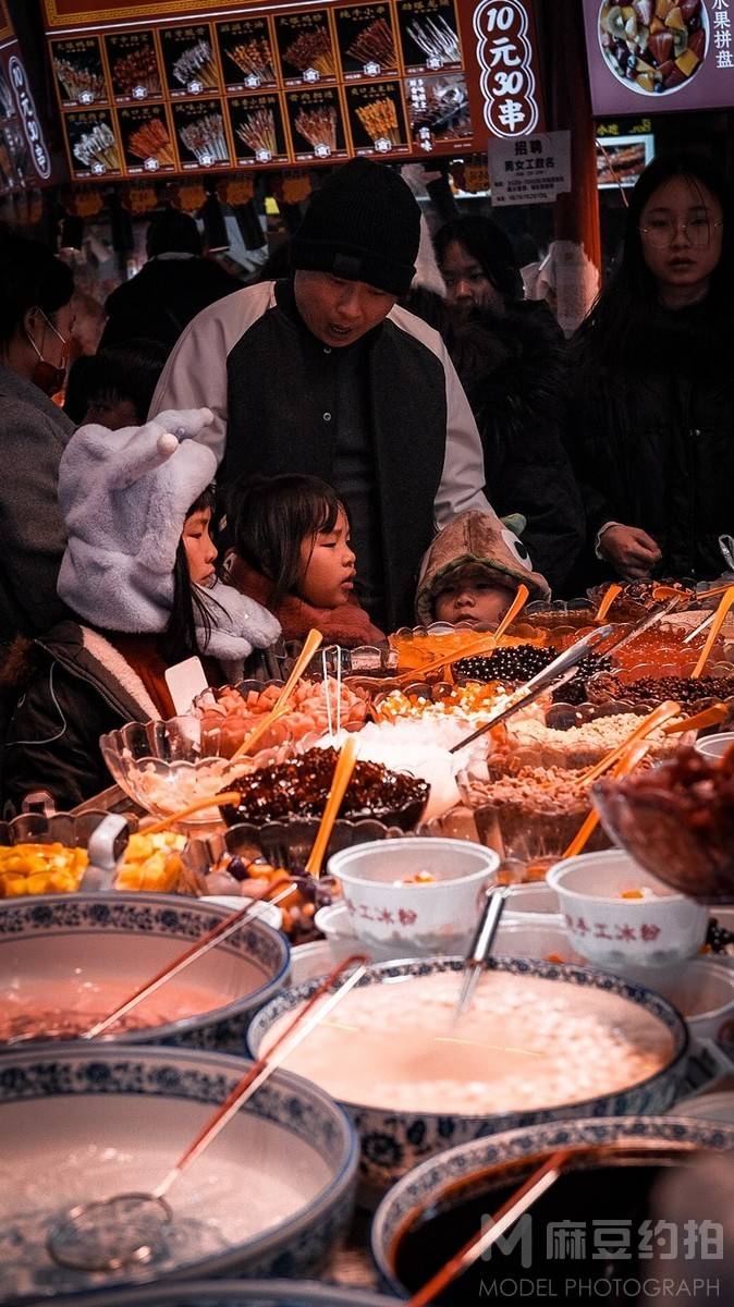 夜景模特
