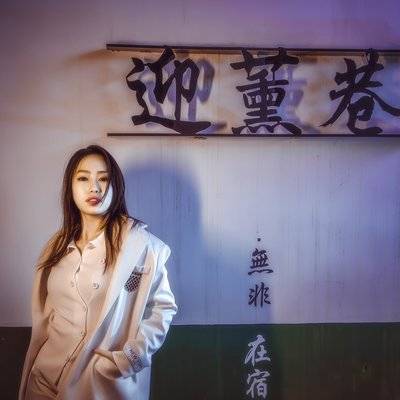 夜景模特