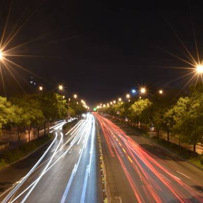 夜景模特