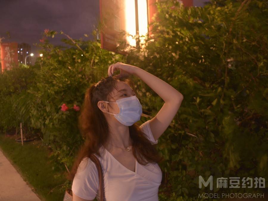 夜景模特