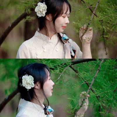 森系模特