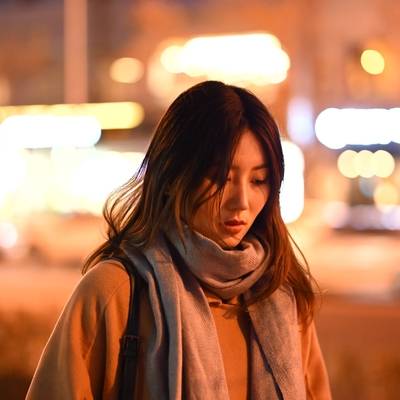 夜景模特
