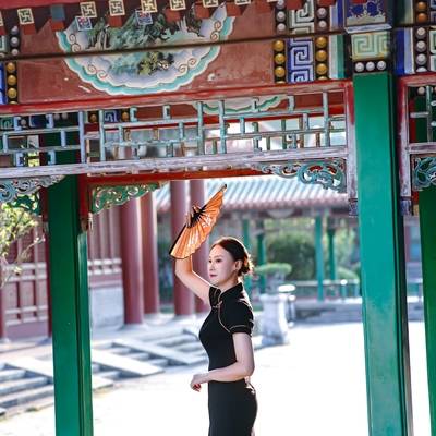 旗袍模特