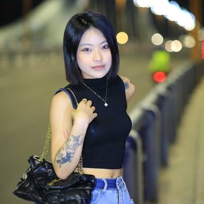夜景模特