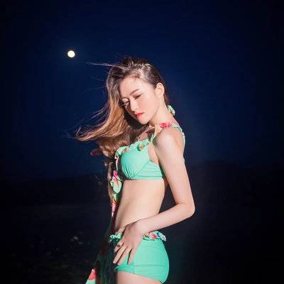 夜景模特
