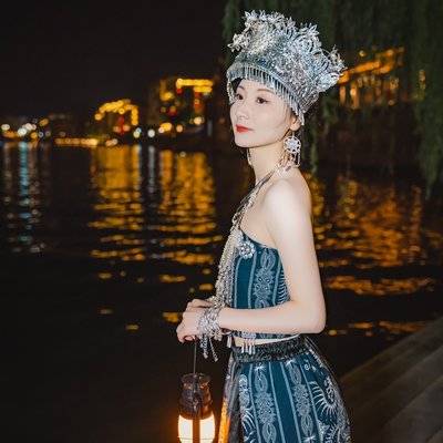 夜景模特