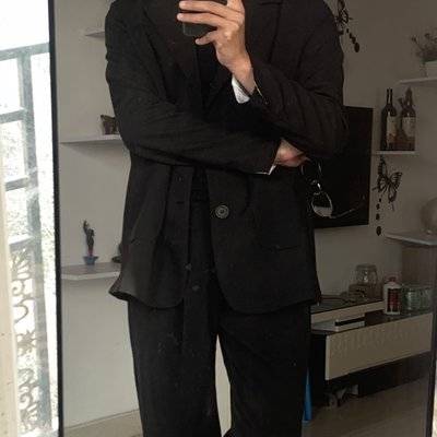 黑白模特