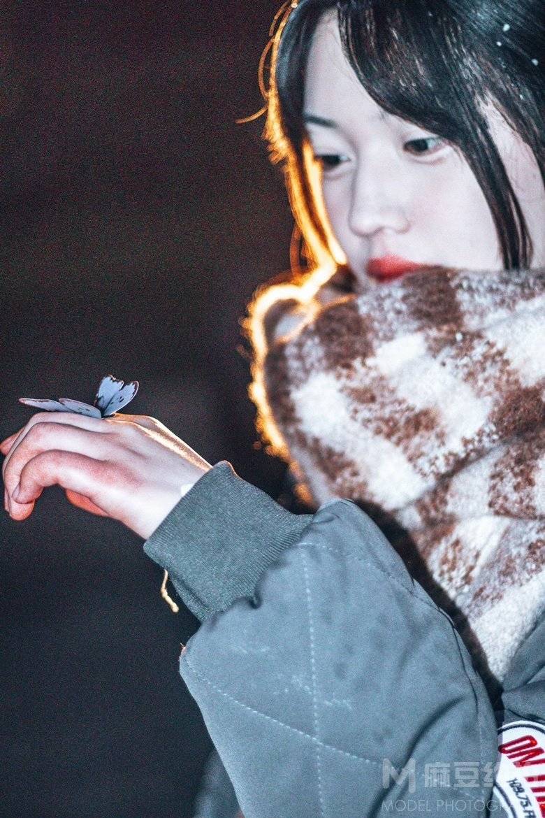 夜景模特