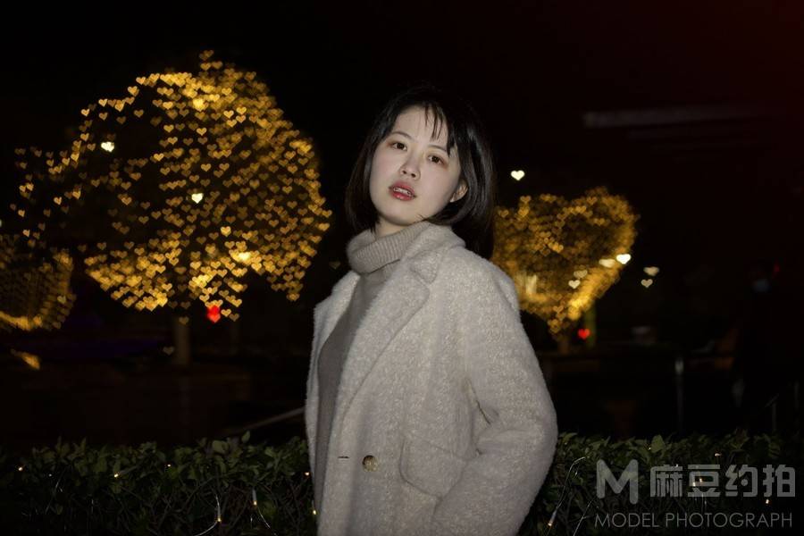 夜景模特