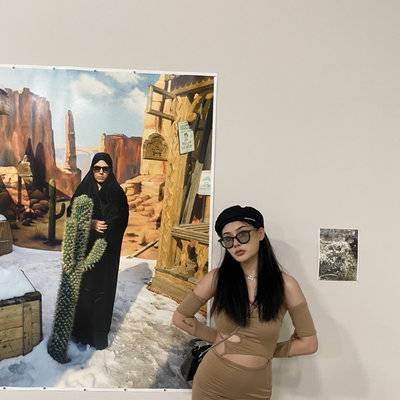 黑白模特