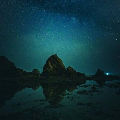 夜景模特