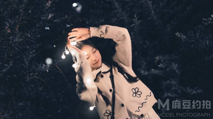夜景模特