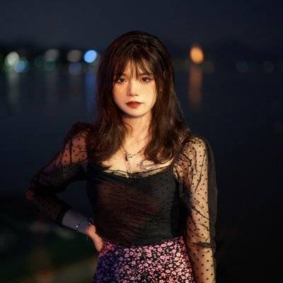 夜景模特