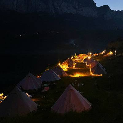 夜景模特