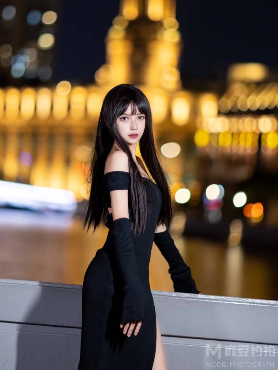 夜景模特