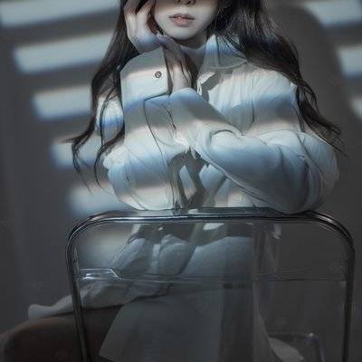 黑白模特