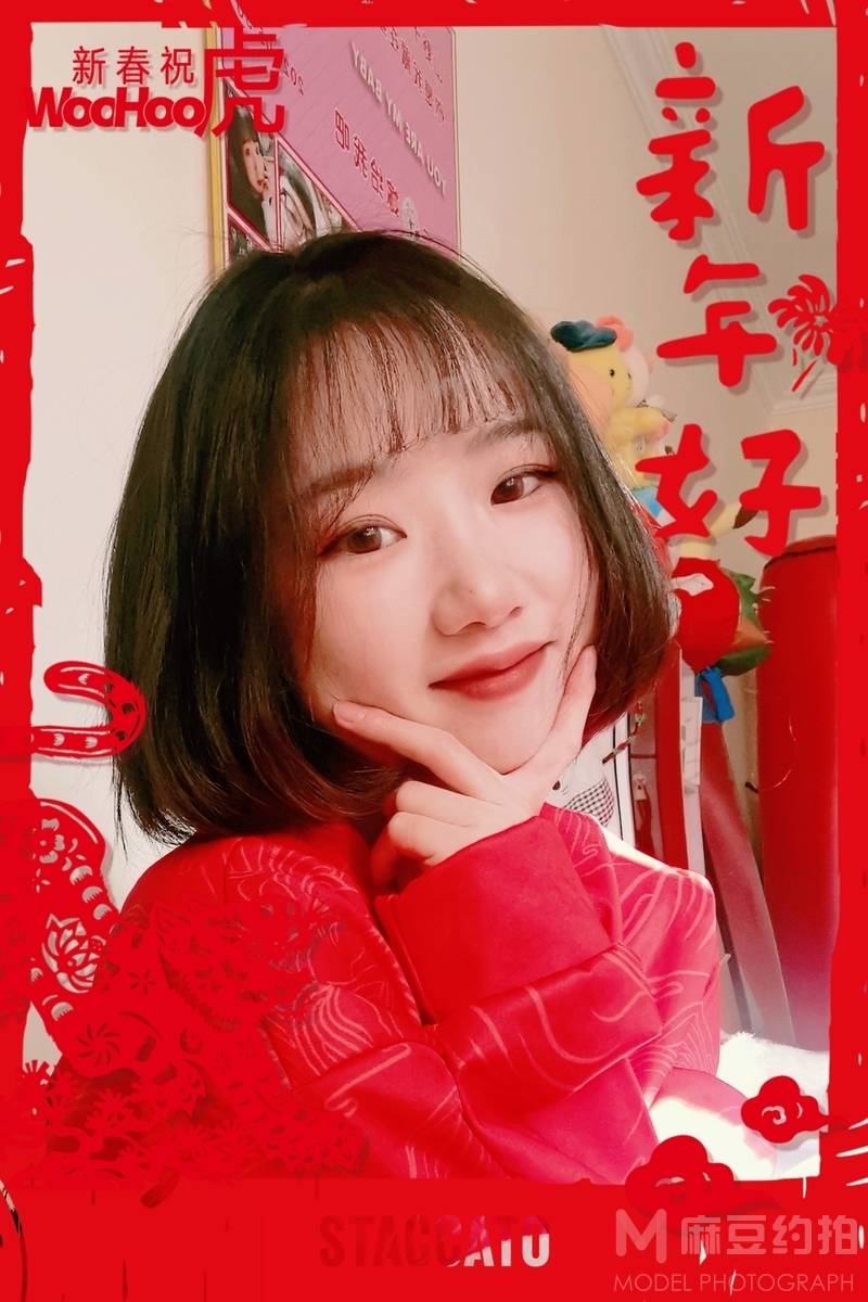 黑白模特