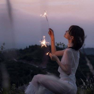夜景模特