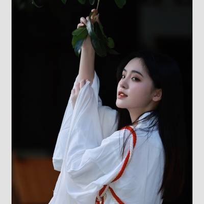 黑白模特