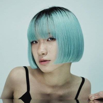 黑白模特