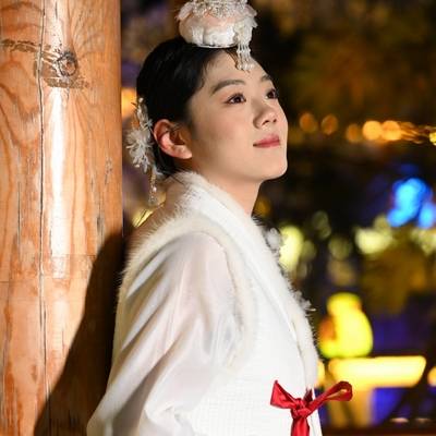 夜景模特