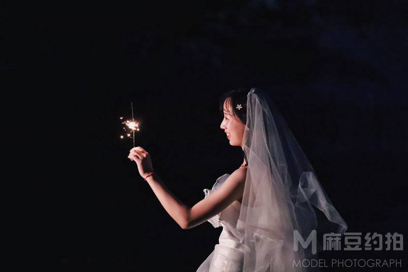 夜景模特