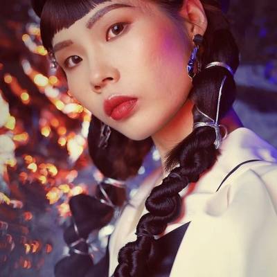 黑白模特