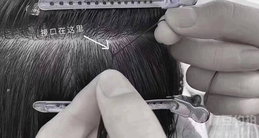 黑白模特