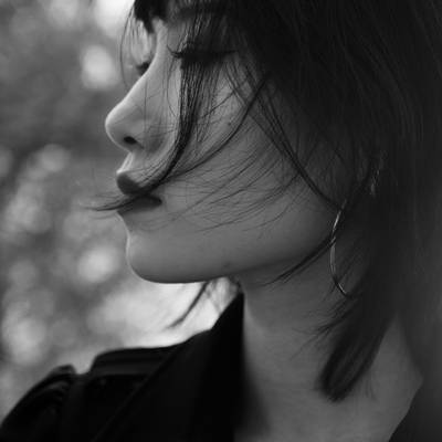 黑白模特