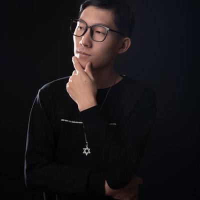黑白模特