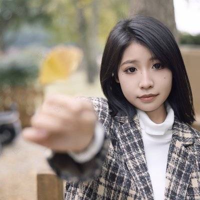 黑白模特