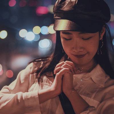 夜景模特