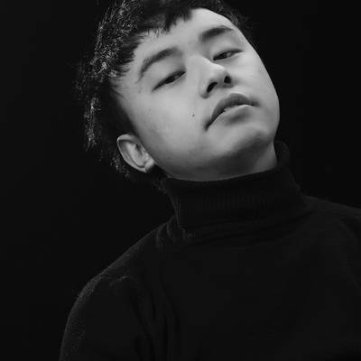 黑白模特