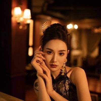 旗袍模特