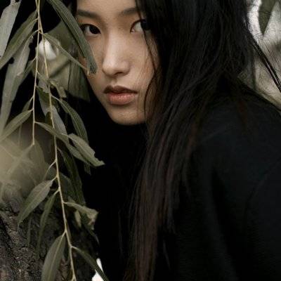 黑白模特