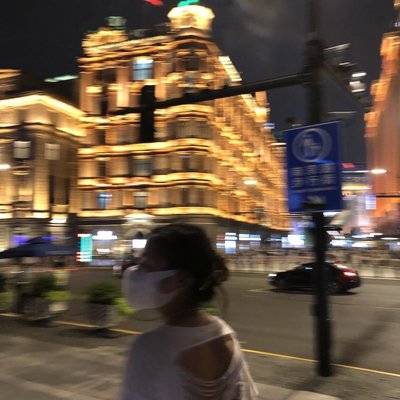 夜景模特