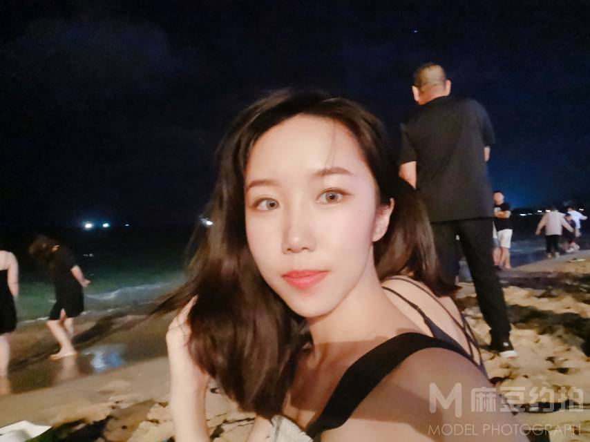 夜景模特
