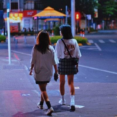 夜景模特