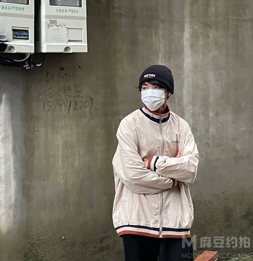 黑白模特