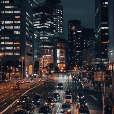 夜景模特