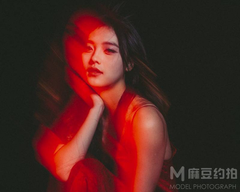 夜景模特