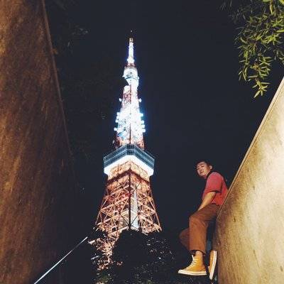 夜景模特