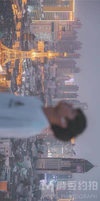 夜景模特