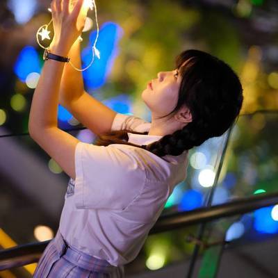 夜景模特