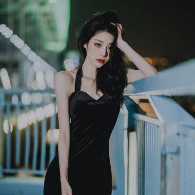 夜景模特